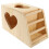 rabbit holz-futter-heuraufe mit doppeltem gitter, multifunktional 6