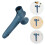 3Pièces Cache- Silicone Bleu Avec Ventouse Protection Anti-Choc 9