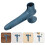 3Pièces Cache- Silicone Bleu Avec Ventouse Protection Anti-Choc 11