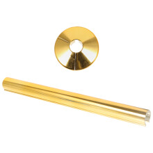 Radiator Tube Cover Pipe Cover Decoration Golden Pvc 1 Set