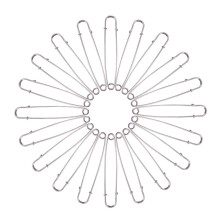 20pcs Large Safety Pins For Heavyweight Sewing Accessories Kit (White)