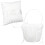 2 Pcs Ring Pillow And Flower Basket Wedding Supply Bride White 5