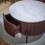 Opal Marble Top Round Mango Wood Coffee Table 4