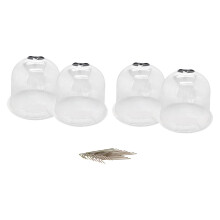 4Stk Garten Pflanzenschutzhaube Kunststoff, Wasser- Und Schneesicher