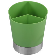 Multifunctionele rietjesdispenser met 3 vakken en bestekorganizer