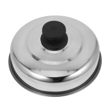 Cheese Melting Dome Round Basting Cover Stainless Steel Steam Cover