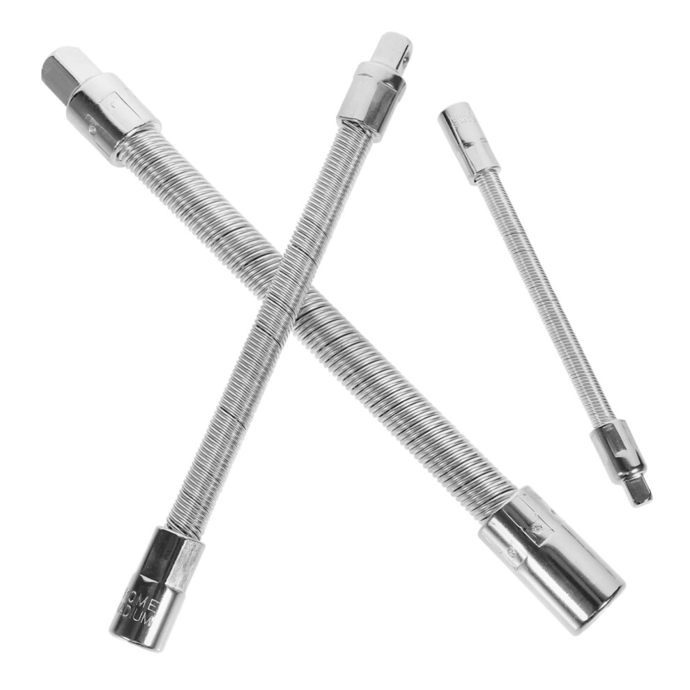 Flexible Socket Extension Bar Set With Resilient Flexible Hoses, Ratchet Extension Bars For Automotive Applications 9084446100631