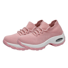 1 paar schuhe mit dicker sohle, praktische sportschuhe für frauen