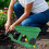 Lawn Spreader Hand Held Spreader Handheld Seeding Drill Grass Seed Spreader Ergonomic Seeding Spreader 4