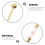 1Pc Pink Stirring Stick Ceramic Handle for Coffee & Cocktail 7