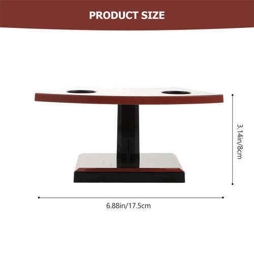 2St Zwarte Ice Cream Cone Houder En Sushi Roll Display 1