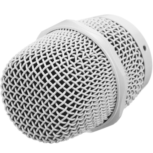 1Wit Metalen Microfoon Mesh Grille Vervangend Onderdeel Voor Mic