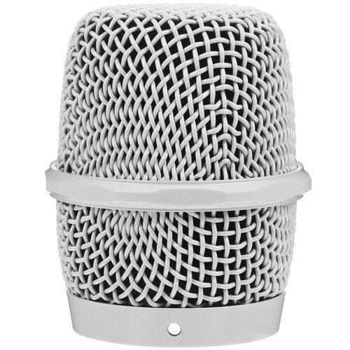 1Wit Metalen Microfoon Mesh Grille Vervangend Onderdeel Voor Mic 1