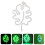 Nordic Style Led Monstera Neon Night Light Desktop 3