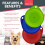 (Default) Plastic Can Lids | Reusable Covers for Food & Pet | 6 Pack 5