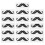 16Pièces Stickers Cire Autoadhésifs Retrait Poils Nez Noir PP 10