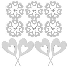 100Pcs Silver Heart-Shaped Sim Ejector Pins for Phone Sim Card Removal