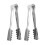 2 portable esszange aus , silber – zum und 1