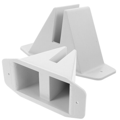 2 base plástico antivuelco para valla , accesorios