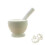 Pestle Bowl For Cooking And Preparation In White 2pack 2
