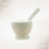 Pestle Bowl For Cooking And Preparation In White 2pack 8