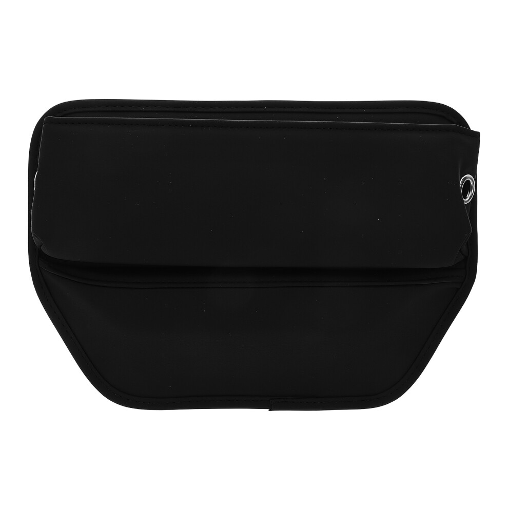 Durable Leather Car Storage Organizer Front Seat Gap Filler Black 3293806146103