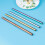 Multicolor Reusable Straws Stainless Steel Drinking Straw 1 Pc 4