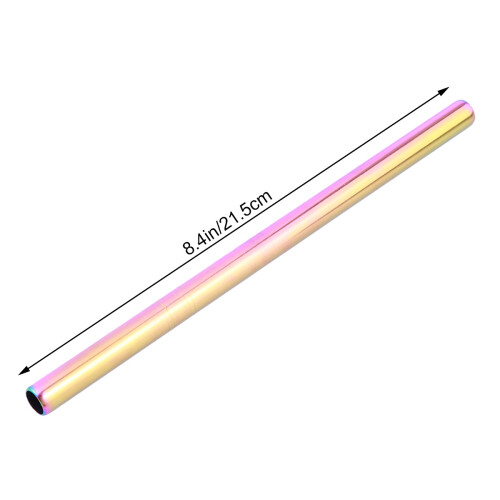 Multicolor Reusable Straws Stainless Steel Drinking Straw 1 Pc 1