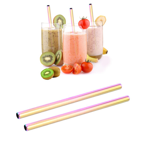 Multicolor Reusable Straws Stainless Steel Drinking Straw 1 Pc