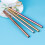 Multicolor Reusable Straws Stainless Steel Drinking Straw 1 Pc 5
