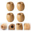 4pcs round bamboo toothbrush holders bases 3