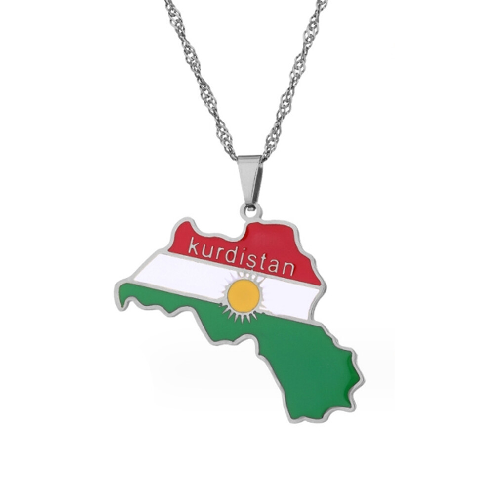 Fashion Statement With Trendy Necklace Featuring Map Charm Unique Map-image-OPC-PKRB7D9-NEW