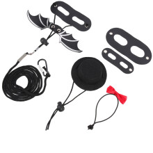 1 set verstelbare halsband met stropdas baardagame reptielenuitrusting
