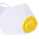 2Pcs Breathable Dog Protective Masks White Comfortable Pet Face Covers 9