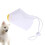 2Pcs Breathable Dog Protective Masks White Comfortable Pet Face Covers 6