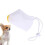 2Pcs Breathable Dog Protective Masks White Comfortable Pet Face Covers 4