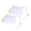 2Pcs Breathable Dog Protective Masks White Comfortable Pet Face Covers 2