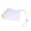 2Pcs Breathable Dog Protective Masks White Comfortable Pet Face Covers 3