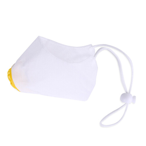 2Pcs Breathable Dog Protective Masks White Comfortable Pet Face Covers 2