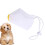 2Pcs Breathable Dog Protective Masks White Comfortable Pet Face Covers 7