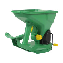 Handheld Fertilizer Spreader For Lawn Ergonomic Portable Broadcast Tool Easy Flow Spreader 39x25x17 Cm Green