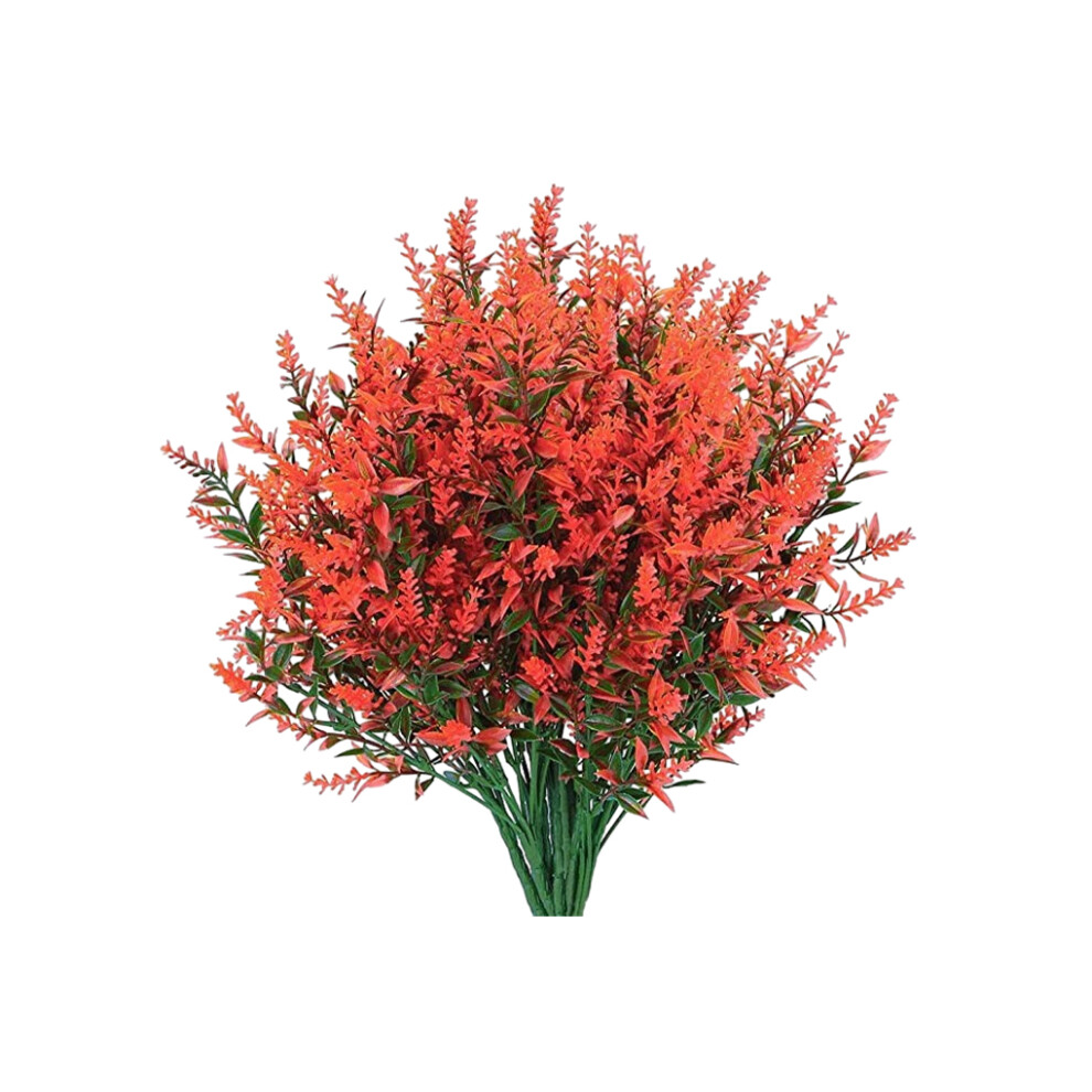 (Orange) 8piece Durable Artificial Flower For DIY Wreaths And Wedding Bouquets-image-OPC-PKRBJKN-NEW