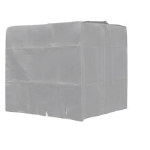 Green 1000 Liters IBC Container Aluminum Foil Waterproof Cover Rainwater Tank Cover 120x100x116cm Silver