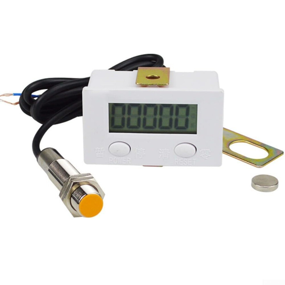 Magnetic Induction Counter Rotating Action, Model Bem5c, 0 To 99999 Counting Range 9393856985258