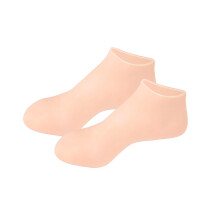 (Skin, M) Silicone Gel Socks for Toe Protection Ultra-Soft and Flexible Care