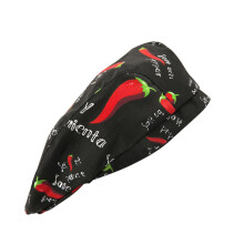 Chef Hat Men's Chili Color Kitchen Cap For Restaurant Use, Comfortable Cooking Accessory Fits Most Sizes