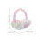 Écharpe Cache-Oreilles En Peluche Multicolore Pliable Chaud 2