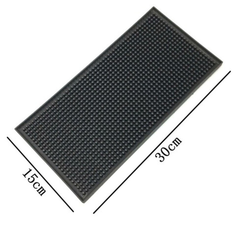 1 silikon-bar-matte, gerillt, rutschfest, 1