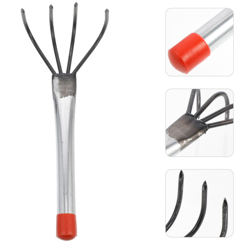 3-teiliges stahlgartenrechen-set mit für gartenarbeit 2