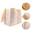 Bed Pockets Bedside Storage Beige 1pcs 17.3x9.3x4.3in 4